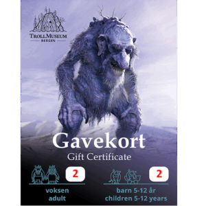 Gavekort: 2 voksne + 2 barn